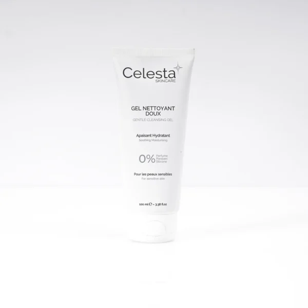 Gel nettoyant visage pour peaux sensibles - Produit seul - Celesta Skincare