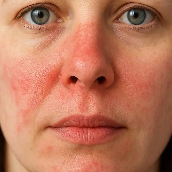 Peau atopique avec rougeurs et eczéma – Celesta Skincare