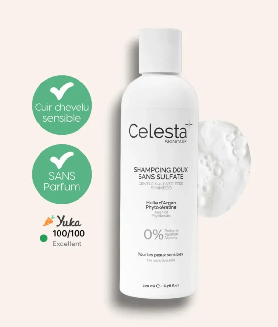 Shampoing doux sans Sulfate sans Silicone