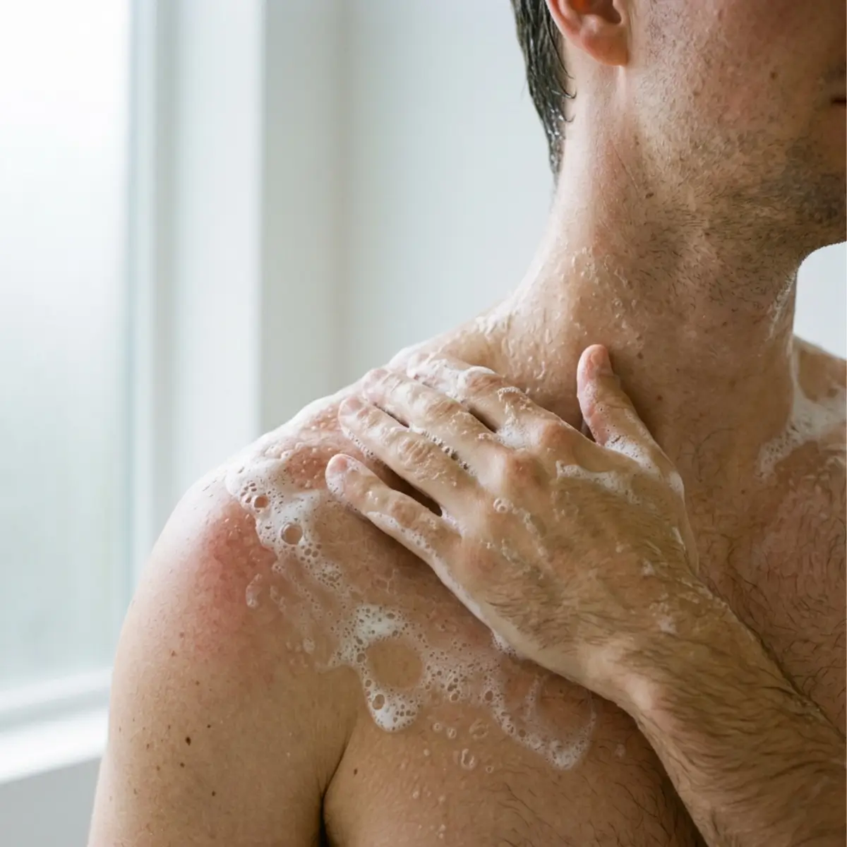 Gel douche apaisant sans parfum Celesta Skincare pour peaux sensibles et atopiques, unisexe