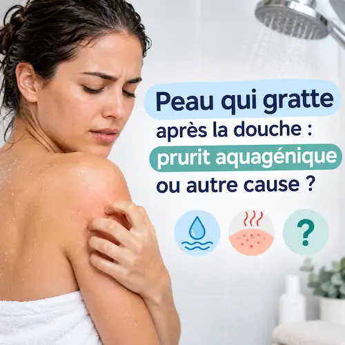 Peau qui gratte après la douche : prurit aquagénique ou autre cause ?